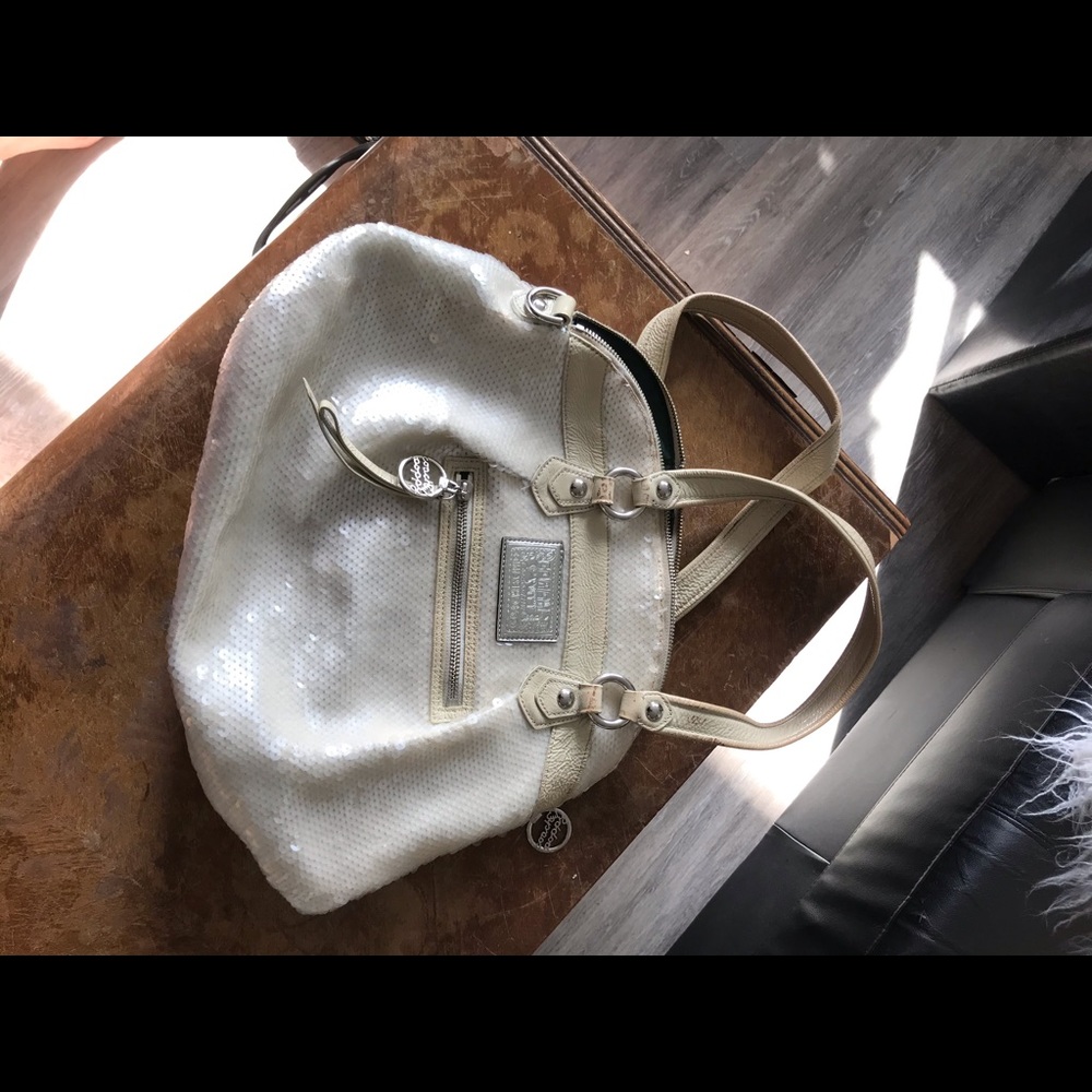 COACH SEQUIN POPPY PURSE